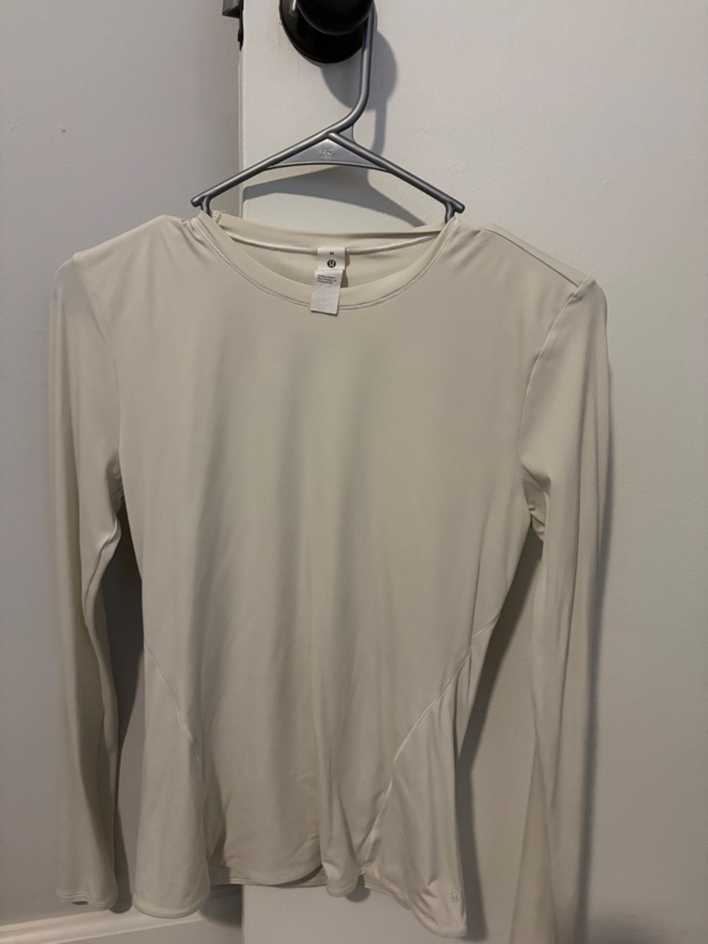 lululemon athletica Cream Long-Sleeve Crew Performance Top